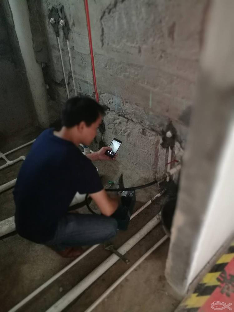 水管打壓測試，順利通過考核！