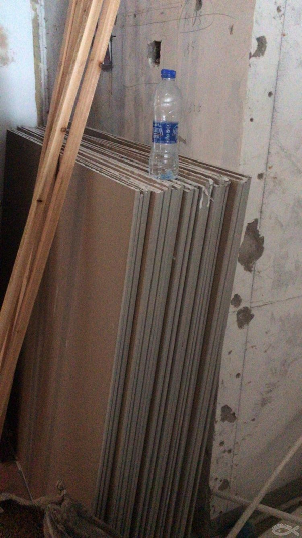 木作進場，我們家不懂是不是第一家泥水和木作一起施工的